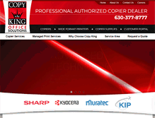 Tablet Screenshot of copyking.com